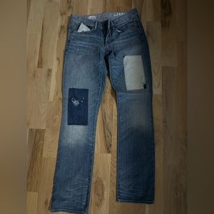 GAP 1969 rail straight distressed jeans size 6